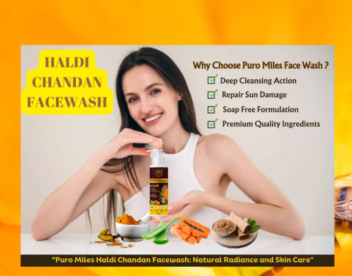 Unlock Radiant Skin with Handcrafted Haldi Chandan Facewash