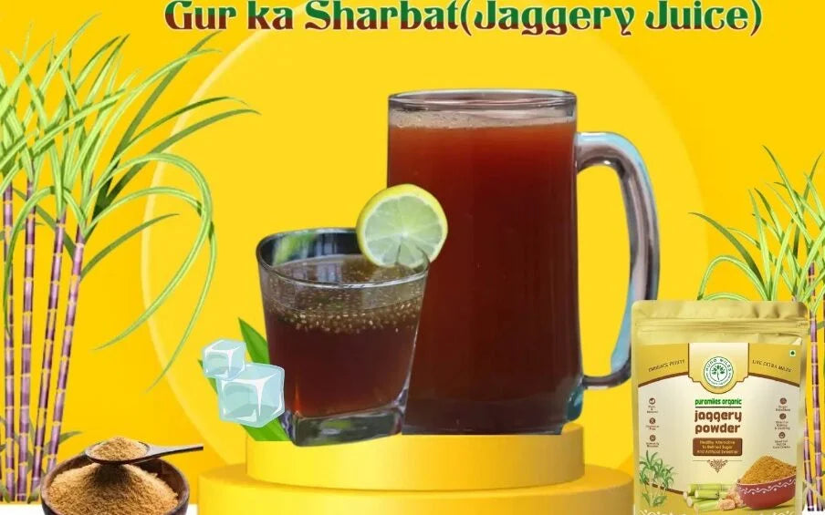 Summer Cooling Drink Jaggery Juice गर्मी में दे राहत : गुड़ का शरबत
