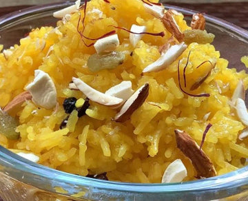 बसंत पंचमी पर केसरिया भात (मीठे चावल) बनाने की विधि (Sweet Saffron Rice Recipe)