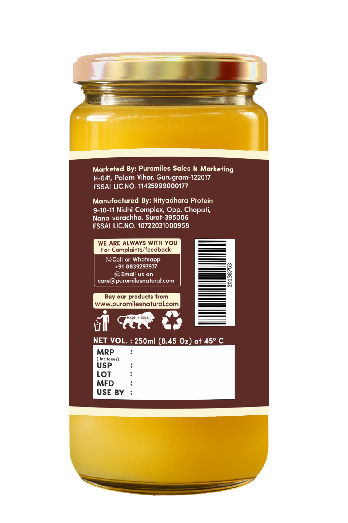 A2 Gir Cow Bilona Ghee