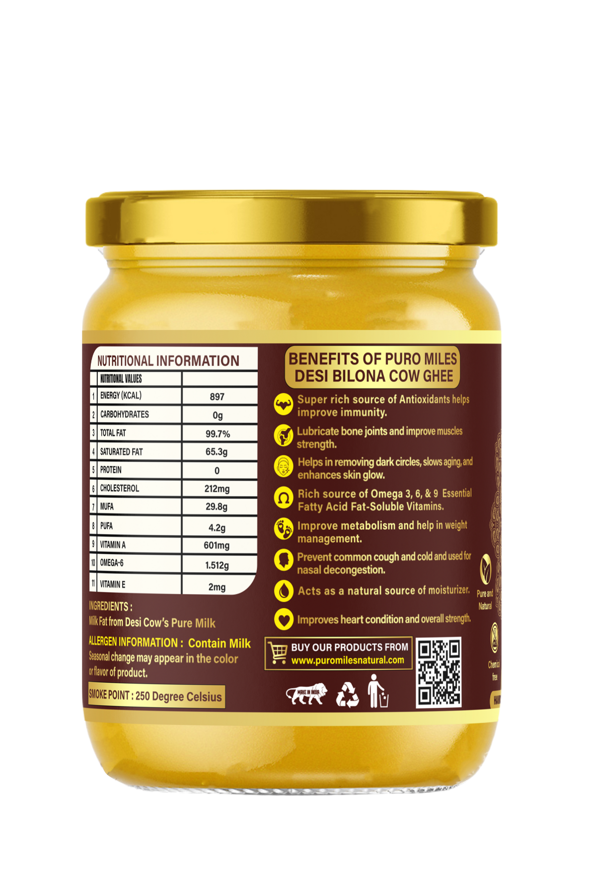 A2 Gir Cow Bilona Ghee