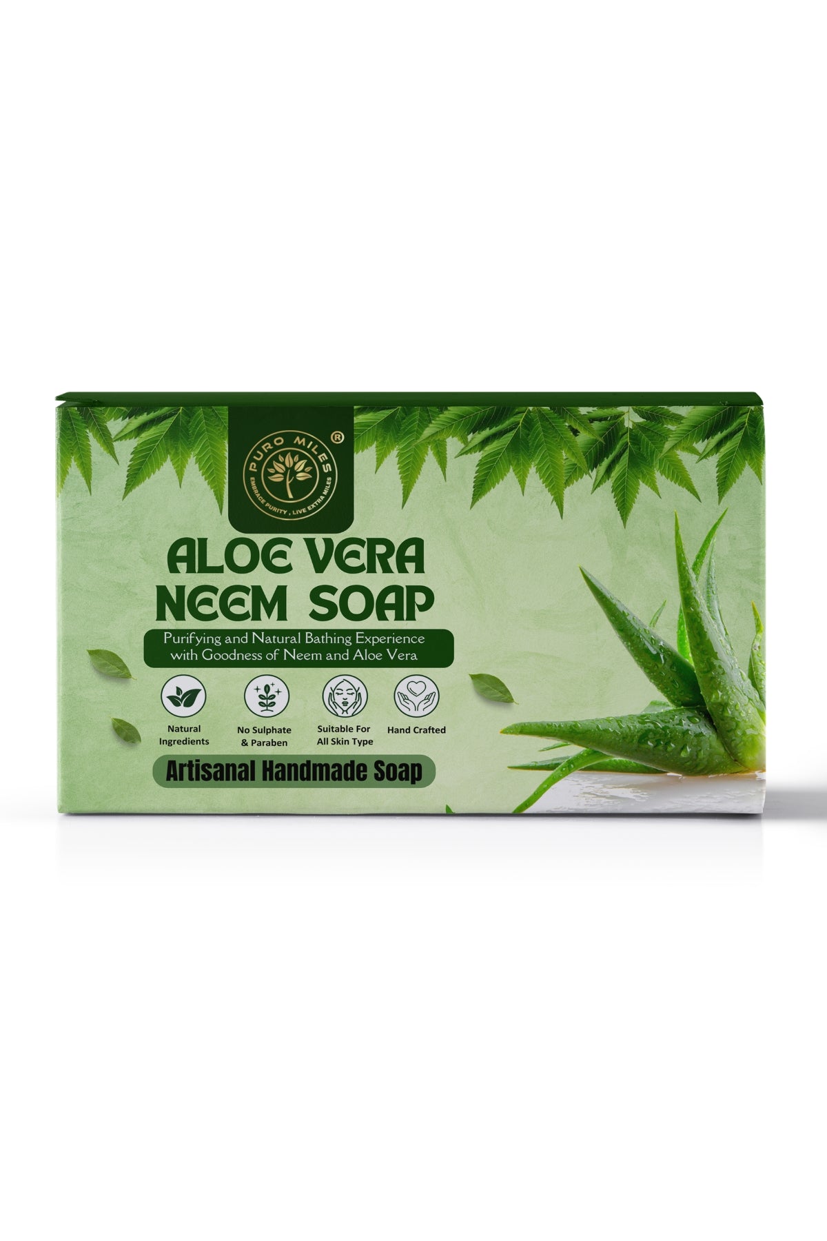 Handmade Neem Aloe Vera Natural Soap