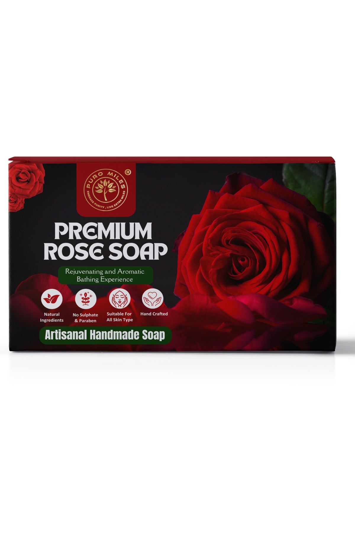 Premium Handmade Rose Soap