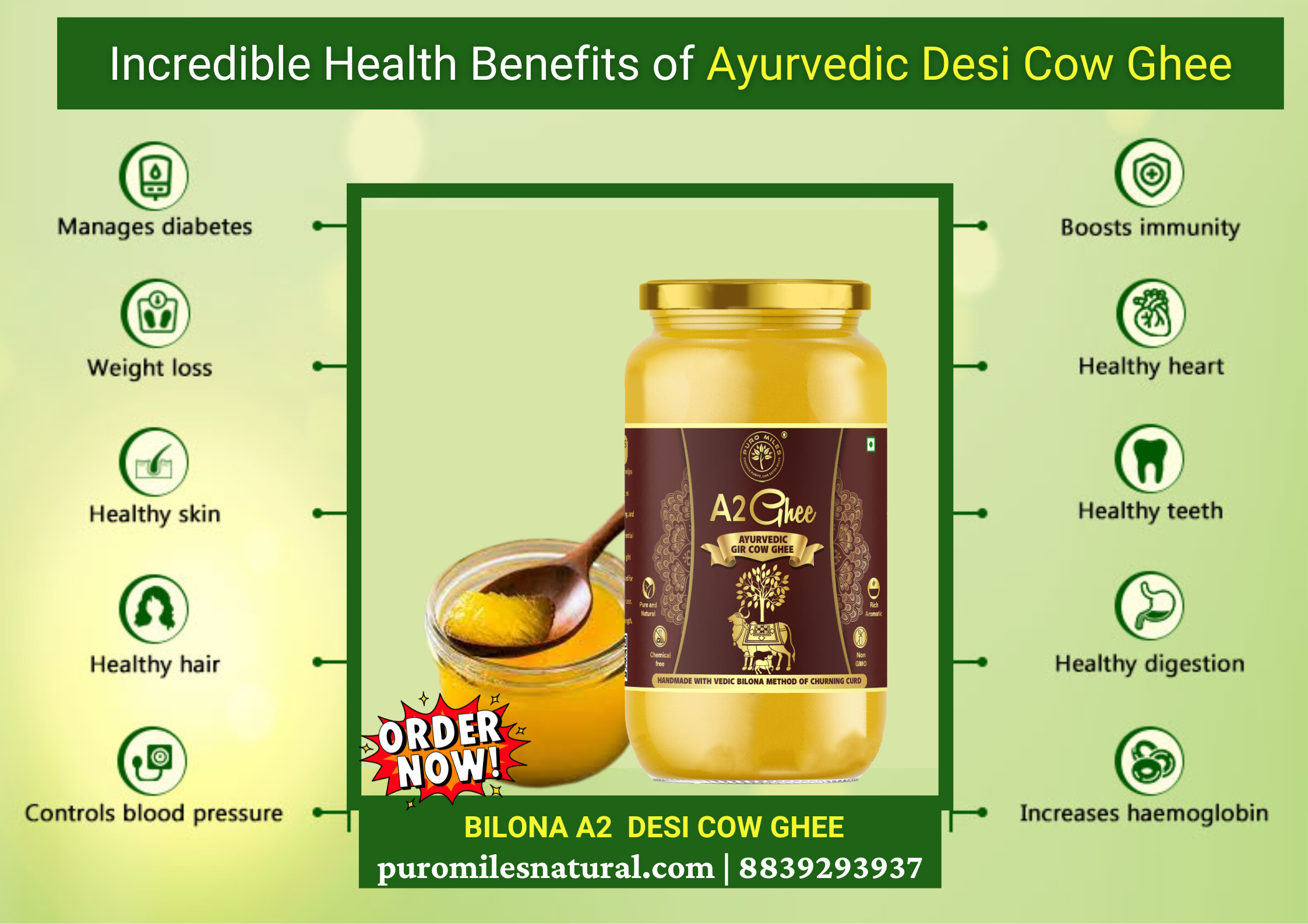 A2 Gir Cow Bilona Ghee