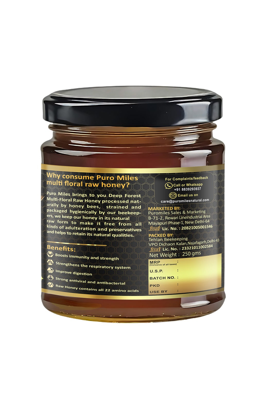Multifloral Raw Honey