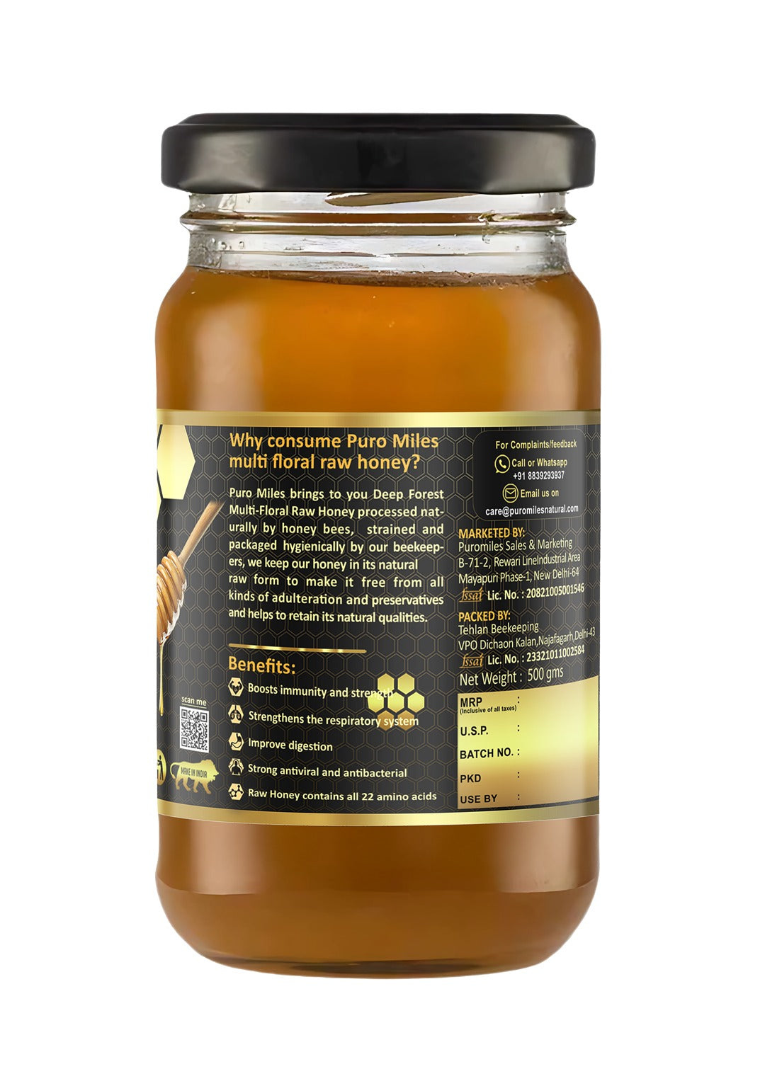 Multifloral Raw Honey