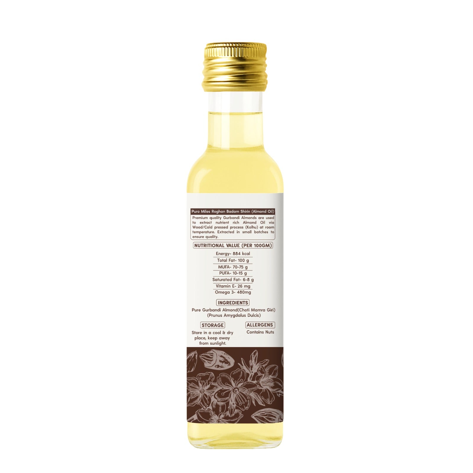 Sweet Almond Oil ( Roghan Badam Shirin)