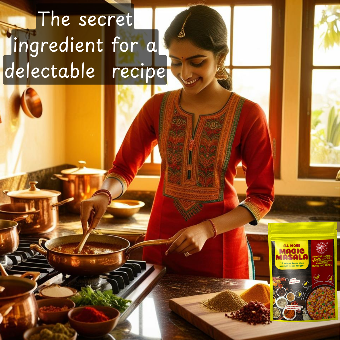All In One Magic Masala ( Instant Taste Booster)- Indori Jirawan