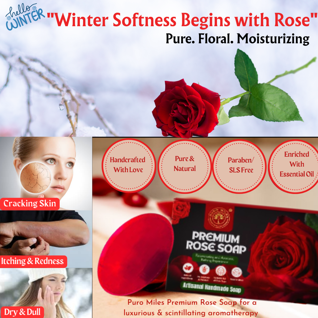 Moisturiser natural rose shop in winter from puro miles