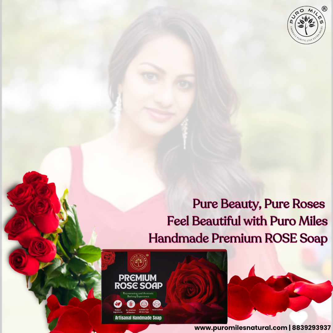 Premium Handmade Rose Soap