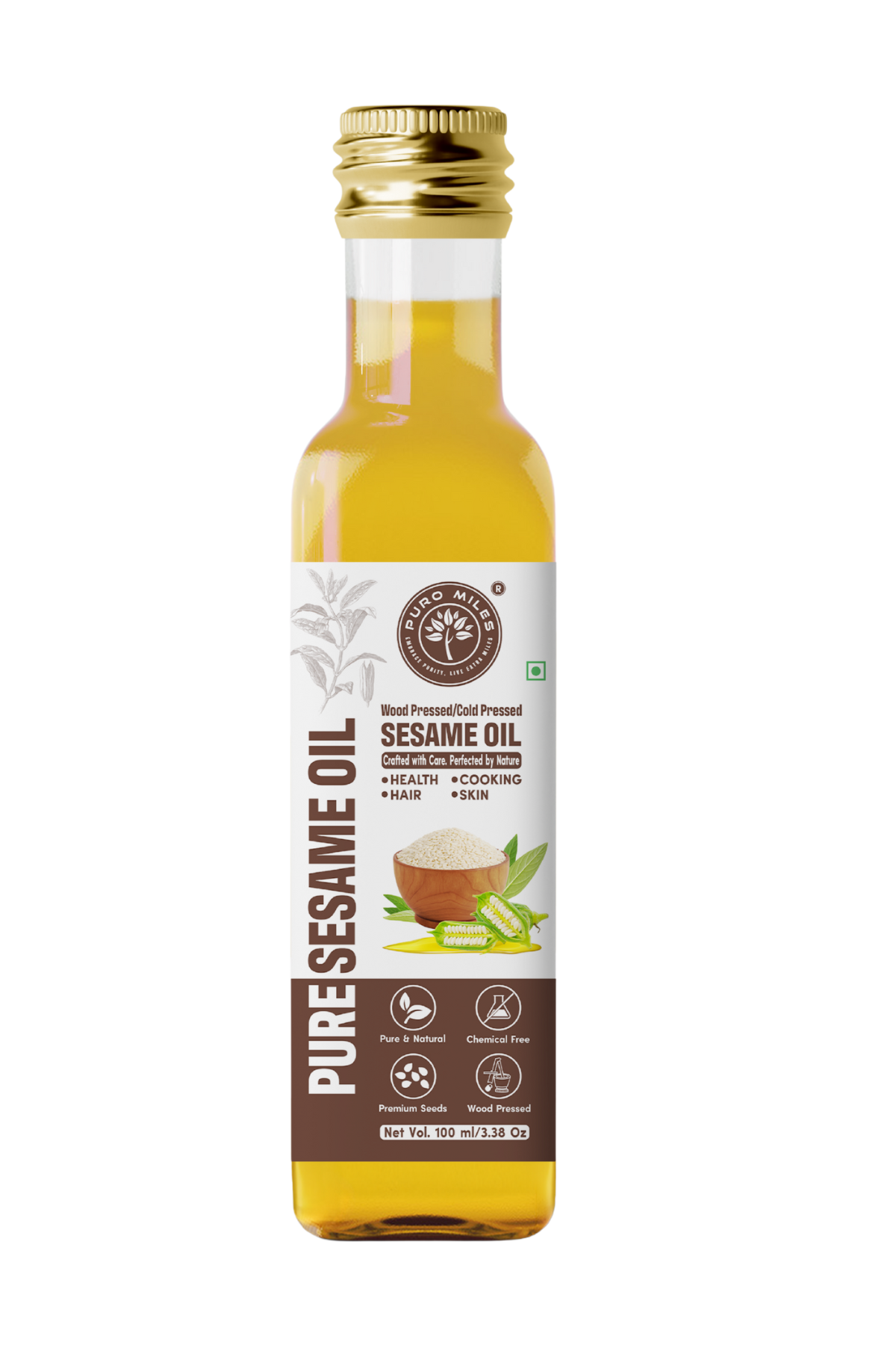 Cold Pressed Oil Combo – Almond, White Sesame & Wet Milled Virgin Coconut Oil