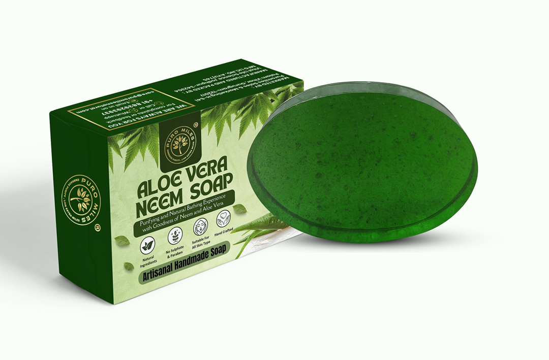 Handmade Neem Aloe Vera Natural Soap