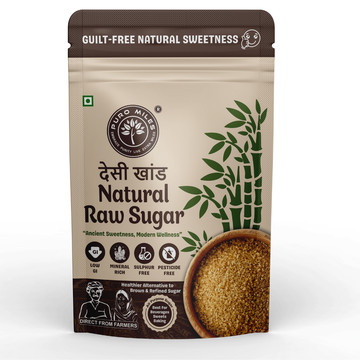 Organic Raw Brown Sugar (Desi Khand)