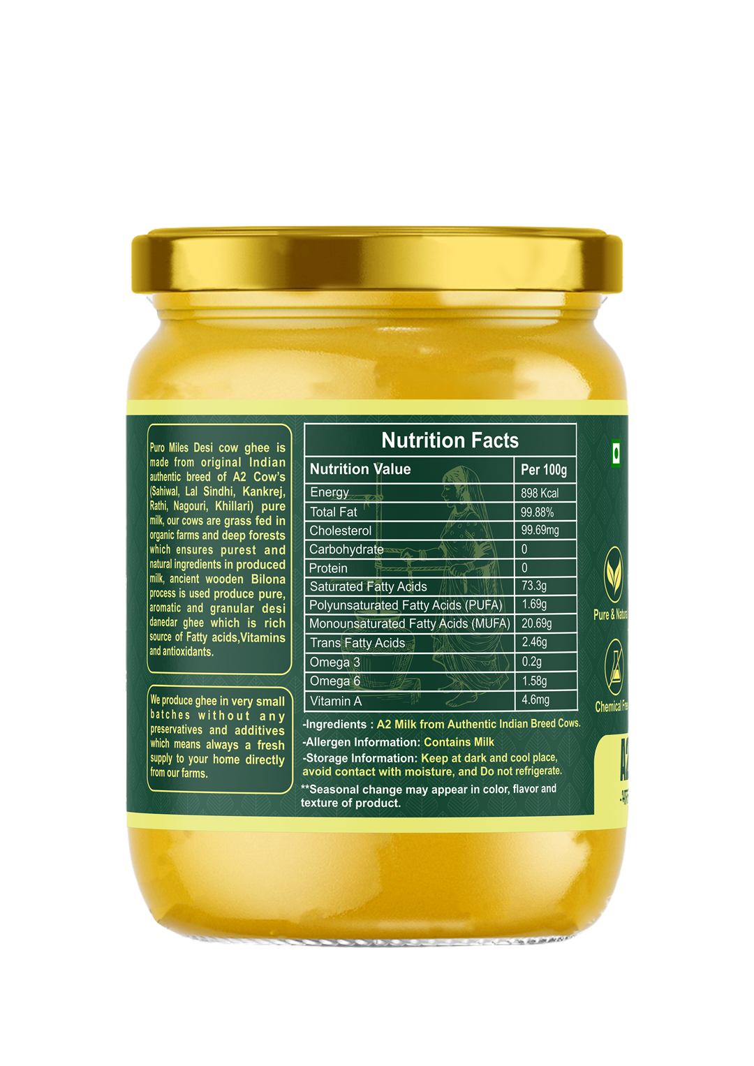 A2 Bilona Desi Cow Ghee