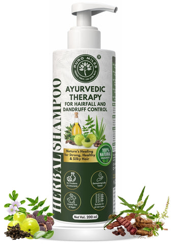 Ayurvedic Shampoo for Hair Fall and Dandruff Control