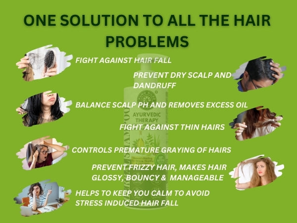 Ayurvedic Shampoo for Hair Fall and Dandruff Control