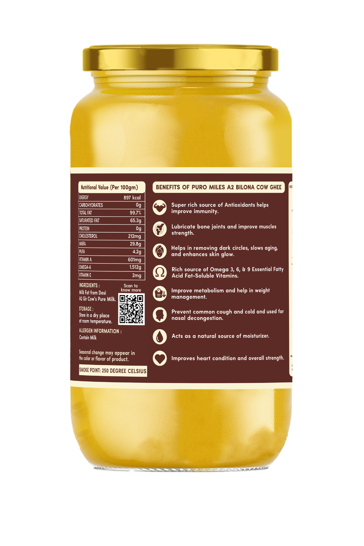 A2 Gir Cow Bilona Ghee