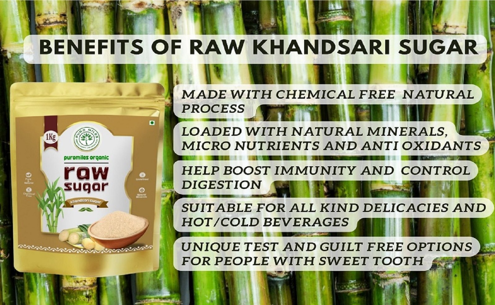 Organic Raw Sugar (Desi Khand)