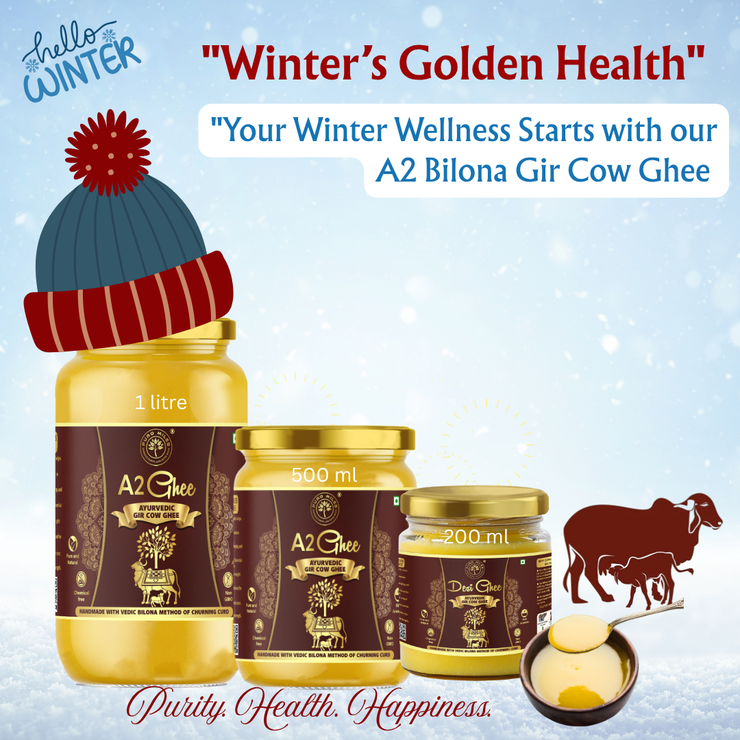 buy best gir cow a2 bilona ghee in winter from puro miles