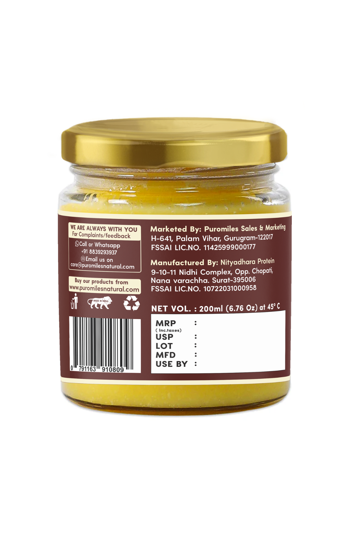 A2 Gir Cow Bilona Ghee