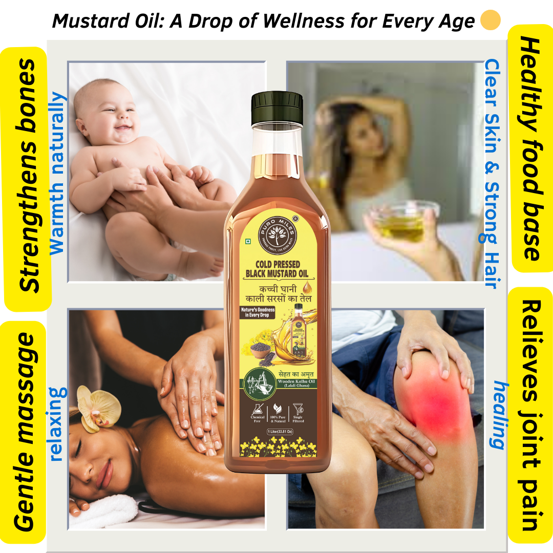 Wood Pressed Black Mustard Oil