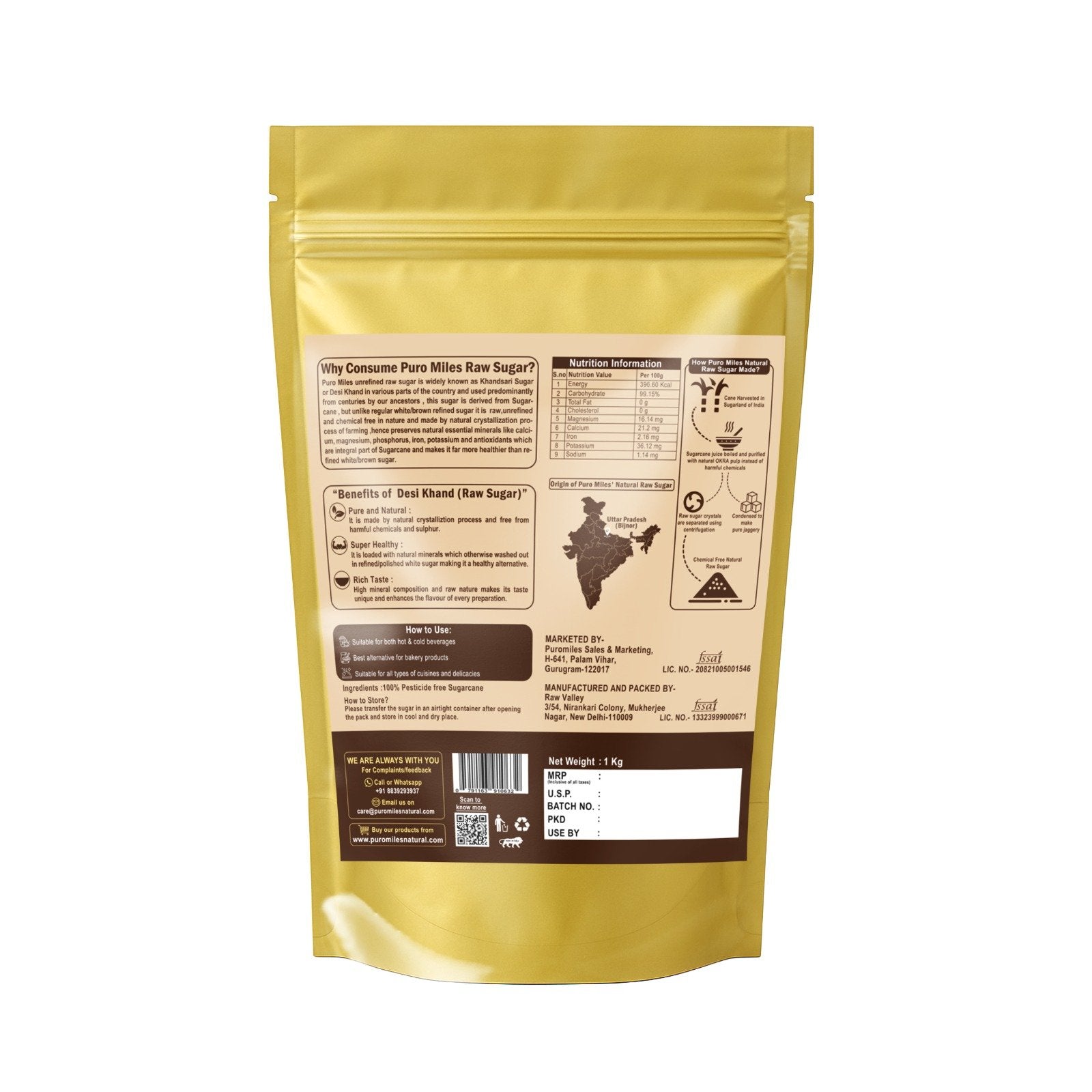 Organic Raw Sugar (Desi Khand)