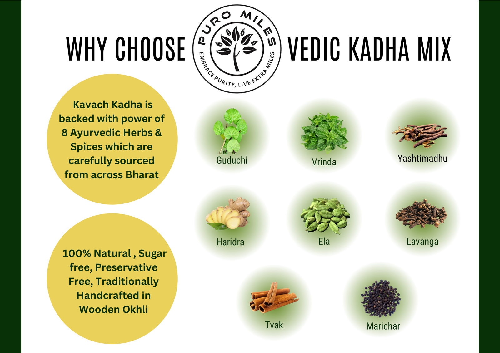 puro miles kadha powder