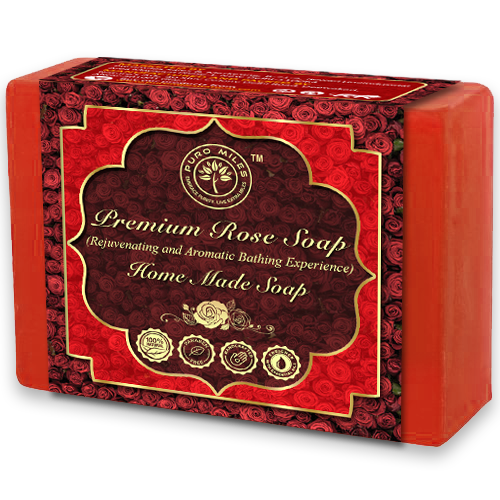 Premium rose soap