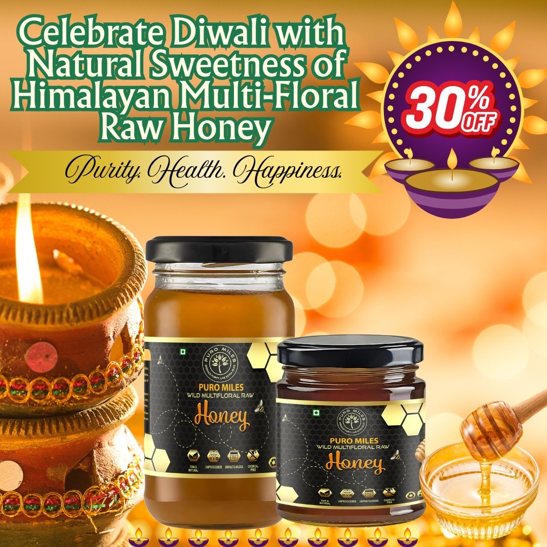 Puro miles raw honey diwali offer