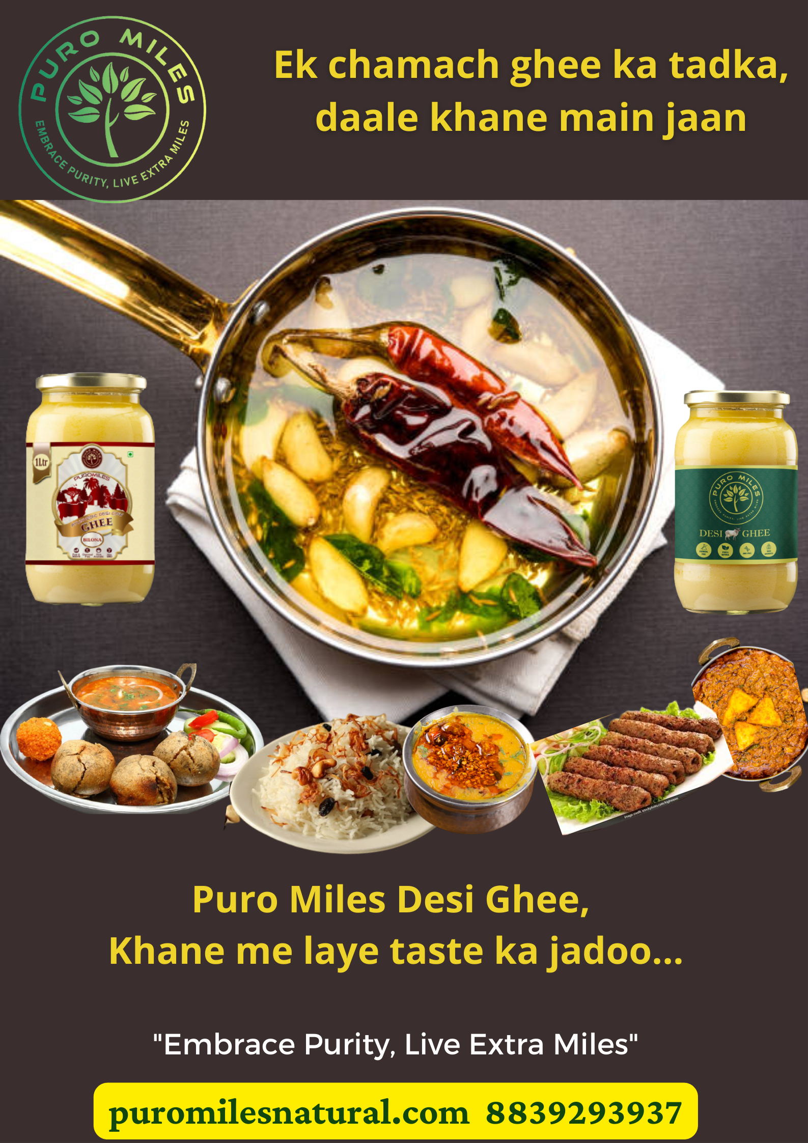 best A2 cow ghee in gurgaon_Puro Miles best a2 cow ghee