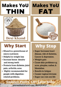 desi khand vs white sugar