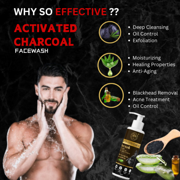 charcoal face wash ingredients