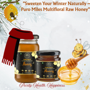 buy best raw honey multifloral in winter from puro miles