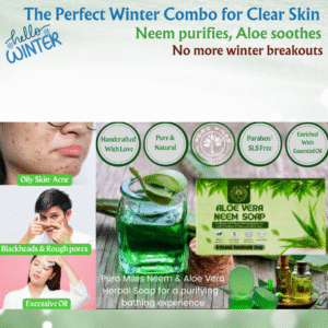 natural soap for clear oily teenager neem aloe vera soap in winter from puro miles