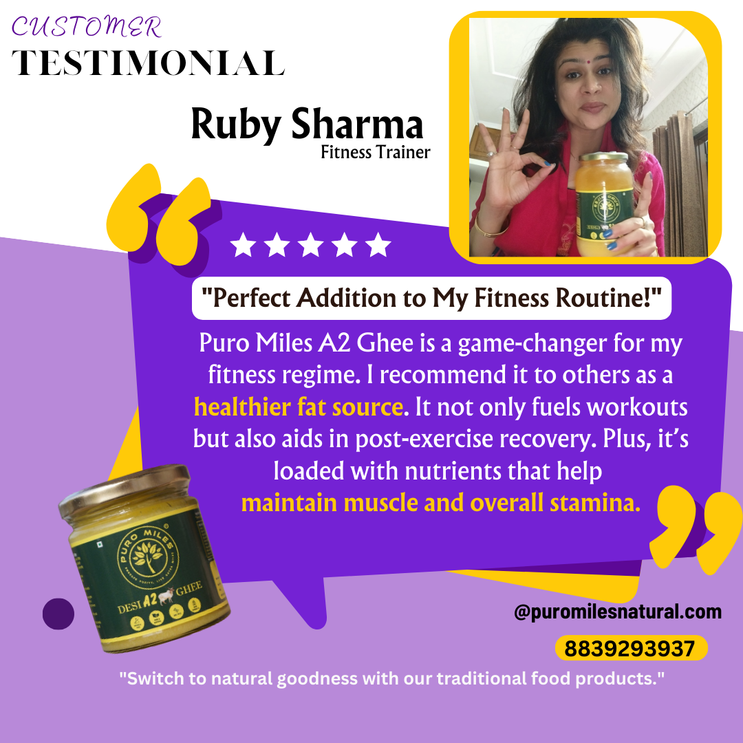 CUSTOMER LOVE PURO MILES GHEE FEEDBACK